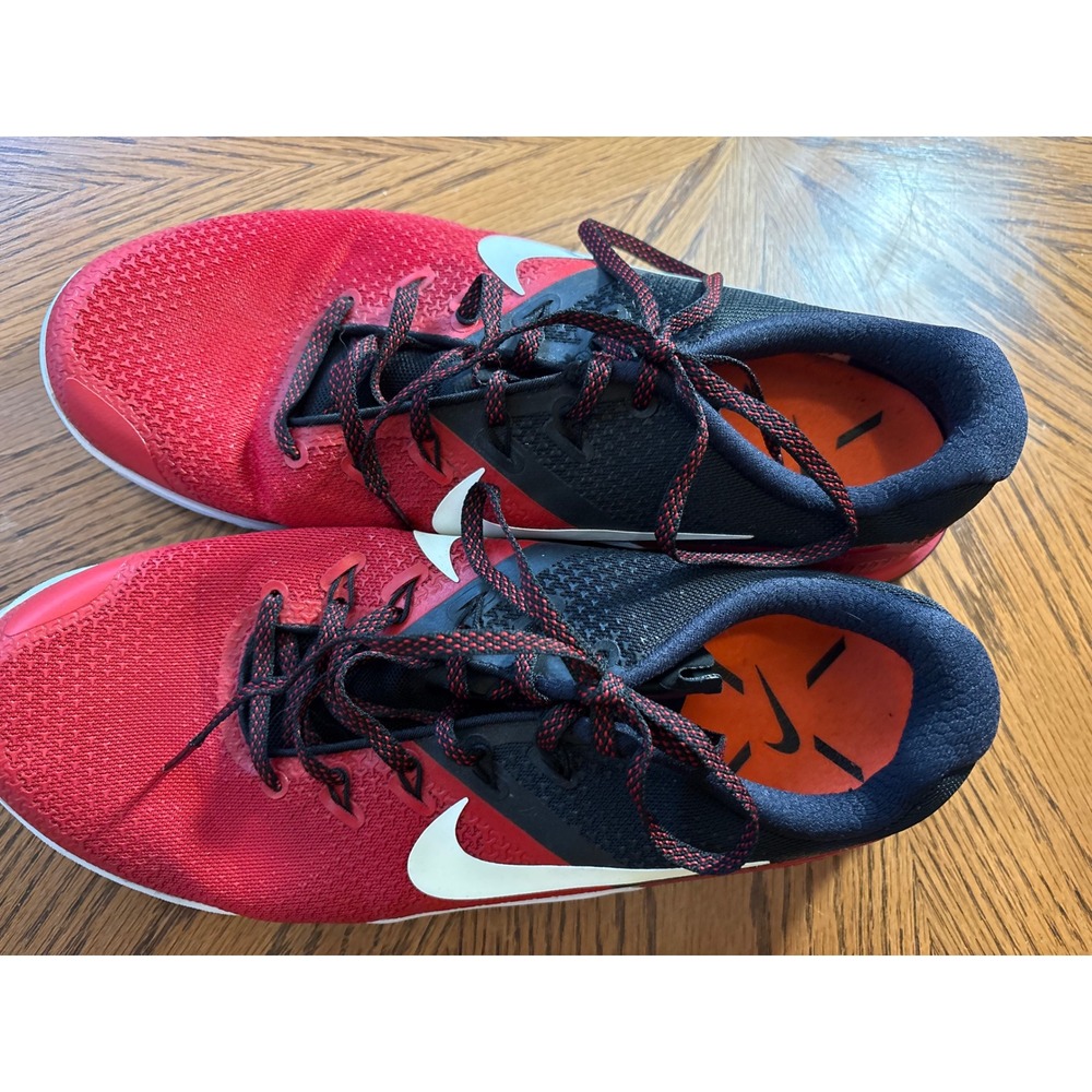 Nike Metcon Red Black White Mens Training Gym Workout Shoes Size 9.5 - Picture 4 of 7